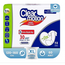 Clear Motion Belbantlı Hasta Bezi XL- Extra Large Beden 60 Adet