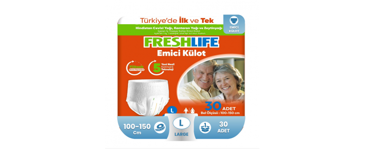 Freshlife Emici Külot L-Large Beden 30 Adet