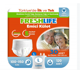 Freshlife Emici Külot L-Large Beden 120 Adet
