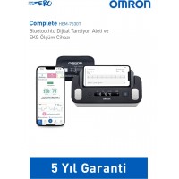 Complete Akıllı Tansiyon Aleti Ekg Bir Arada Evde Hipertansiyon Takip ve Taraması HEM-7530T-E