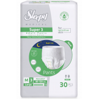 Sleepy Super 3 Medium – Yüksek Emici Külot Yetişkin Bezi 30'lu 2 Paket - 2400 ml