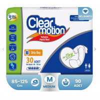 Clear Motion Belbantlı Hasta Bezi M-Medium Beden 90 Adet